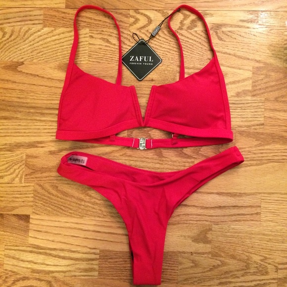 Zaful Other - ❤️NWT Zaful Red Bikini Set❤️